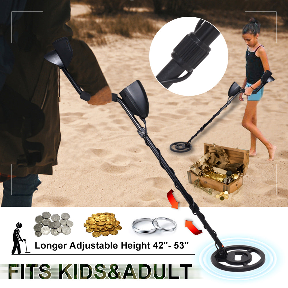 High Sensitivity Metal Detector MD-3028 Metal Detecting Pinpoint Waterproof Search Coil Ferrous and Non-Ferrous Distinguish