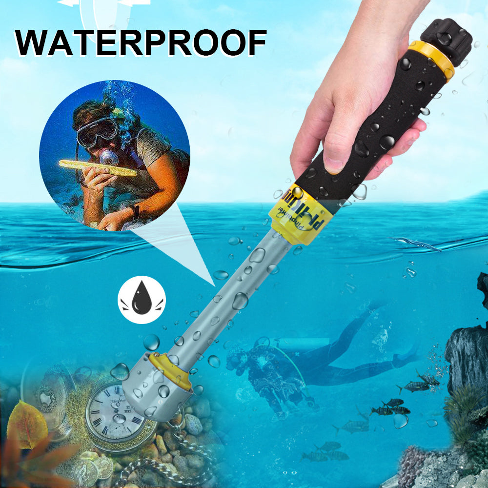 Metal Detector PI-iking740 Vibrate and LED Mode Professional Archaeology Pinpointing Decoration Fully Waterproof PinPointer