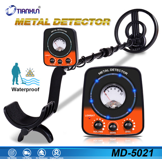 Lightweight Metal Detector MD-5021 Portable High Sensitivity Gold Finder Treasure Hunter Non-ferrous Metal Finder
