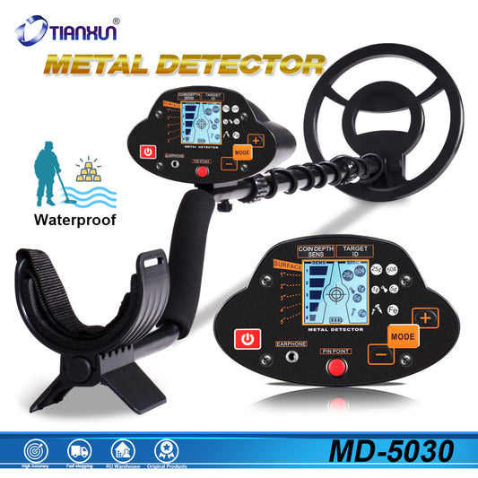 Long Range Treasure Underground gold metal detector MD-5030 Detect Pipelines Cables Scan metal Articles